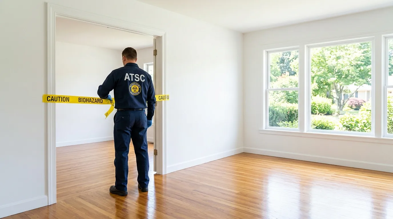 Certified biohazard cleanup crew performing Crime Scene Cleanup in Moanalua